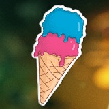 Ice Cream Weapon Sticker