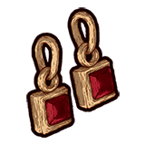 Elegant Ruby Earrings