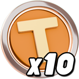 10 Tournament Coins
