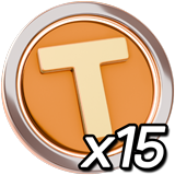 15 Tournament Coins