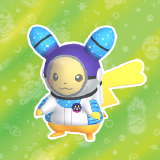 PXP costumed Pikachu