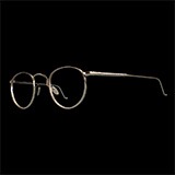 Retro Eyeglasses (Gold)