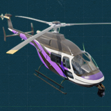 Purple Ranger Helicopter