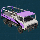 Purple Tour Vehicle