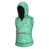 Seafoam Sleeveless Hoodie