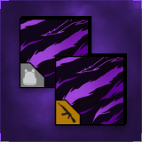 Black Purple Paint Set