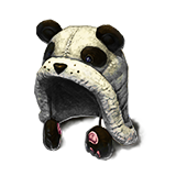 Fuzzy Panda Hat Skin