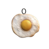 WEAPON CHARM: FRIED EGG