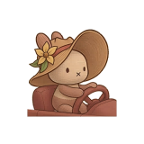 DECAL: FETCH-A-LOT BUNNY