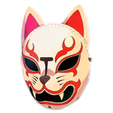 Sticker: Fox Mask