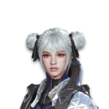 Bunny Head Skin White Bun