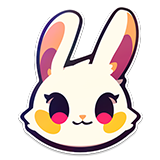 Sticker-Bunny Eyes