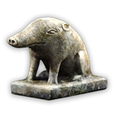 Messenger Boar Statue