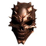 Payday Bronze Skull Mask