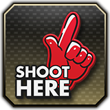"Shoot Here" Decal