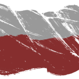 3x Polish Flag Flying
