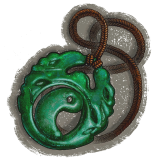 3x Decals Jade Pendant