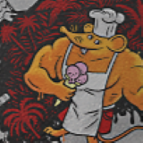 2D Style Muscular Mouse