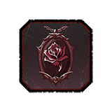 Rose Necklacke Badge