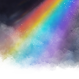 Foreboding Rainbow Banner