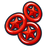 Red Star Ring*100