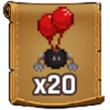 20 Balloon Buster Scrolls