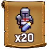 20 Templar Scrolls