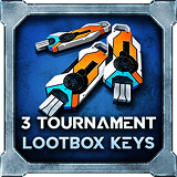 3 Tournament Lootbox Keys