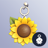 Sunflower Weapon Charm