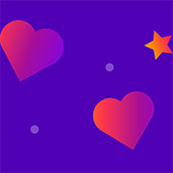 Hearts&Stars Name card