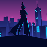 COL Neon City Name Card