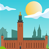 Stockholm Day Name Card