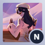 Winter Chic Widow Namecar