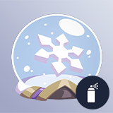 Shaken Snowglobe spray