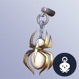 Spider Chic charm