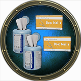 (2) Nails (2) DI Wipes