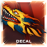 Golden Dragon Decal