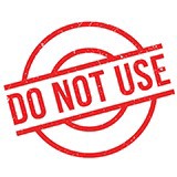 DON'T USE