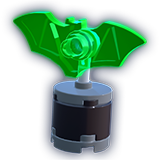 Neon Bat-Symbol