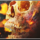 Flaming Skull