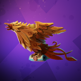 Gilded Phoenix Figurehead