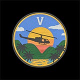 Helo Sunrise Patch