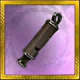 Brass Horse Whistle