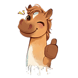 Spray - Thumbs-Up Horse