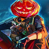 Calling Card-Pumpkin Head