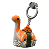 Sushi Nessie Gun Charm