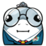 Jeff the Land Shark Badge