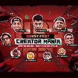 Campaign artwork for Burst Fest:Creator Mania