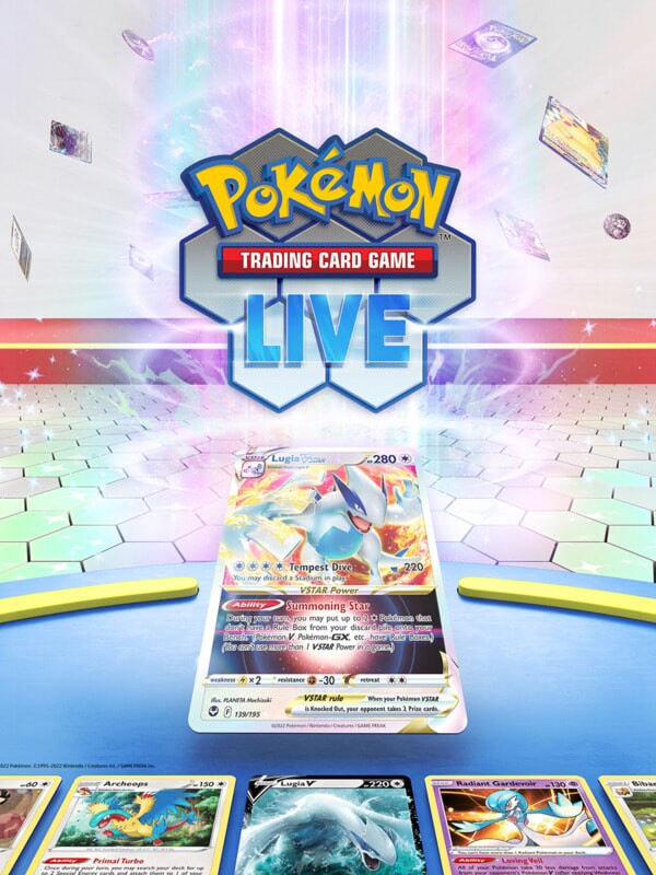 Box art for Pokémon Trading Card Game Live