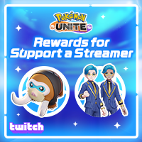 Image for Pokémon Unite: Support a Streamer campaign April 2025
